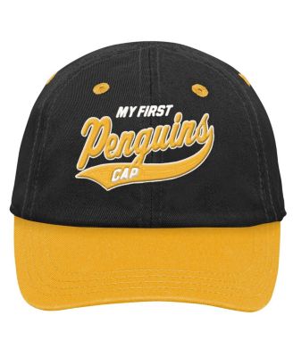 Baby Boys and Girls Black Pittsburgh Penguins My First Tail Sweep Slouch Flex&nbsp;Hat