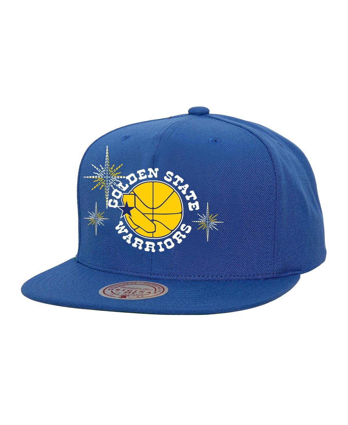 Mitchell & Ness Men's Royal Golden State Warriors Starlight Snapback Hat In Royal