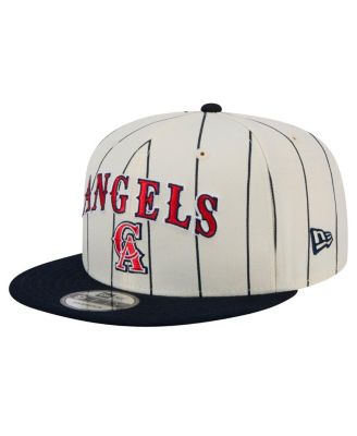 New Era - Men's White California Angels Jersey Pinstripe 9FIFTY Snapback Hat