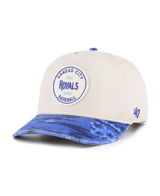 '47 Brand - Men's Cream/Navy Kansas City Royals Fiji Rope Hitch Adjustable Hat