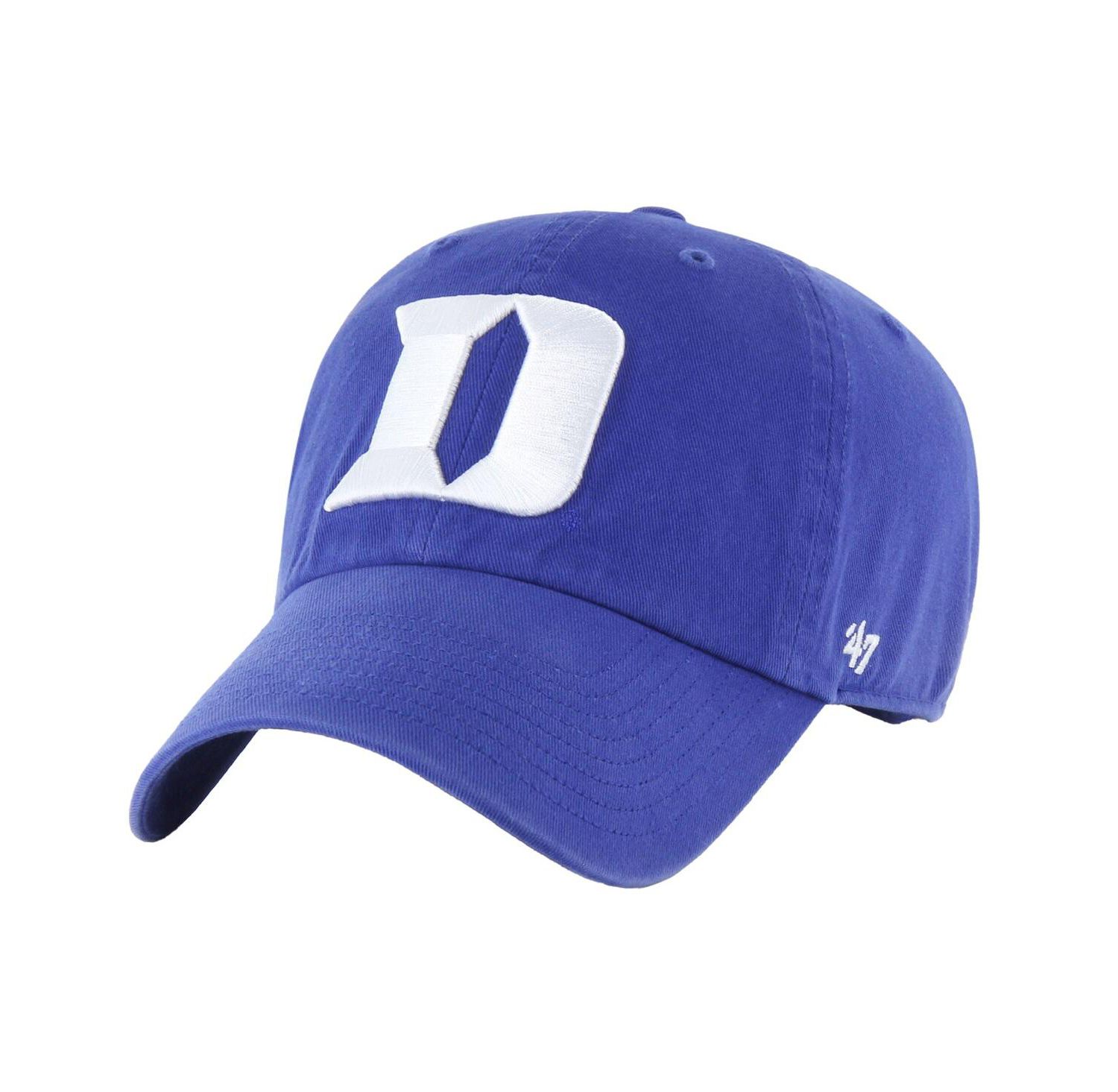 Men's Royal Duke Blue Devils Clean Up Adjustable Hat