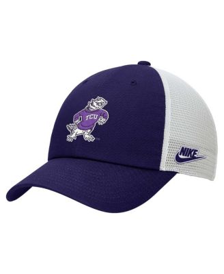 Nike - Men's Purple/White TCU Horned Frogs Vintage Club Trucker Adjustable Hat