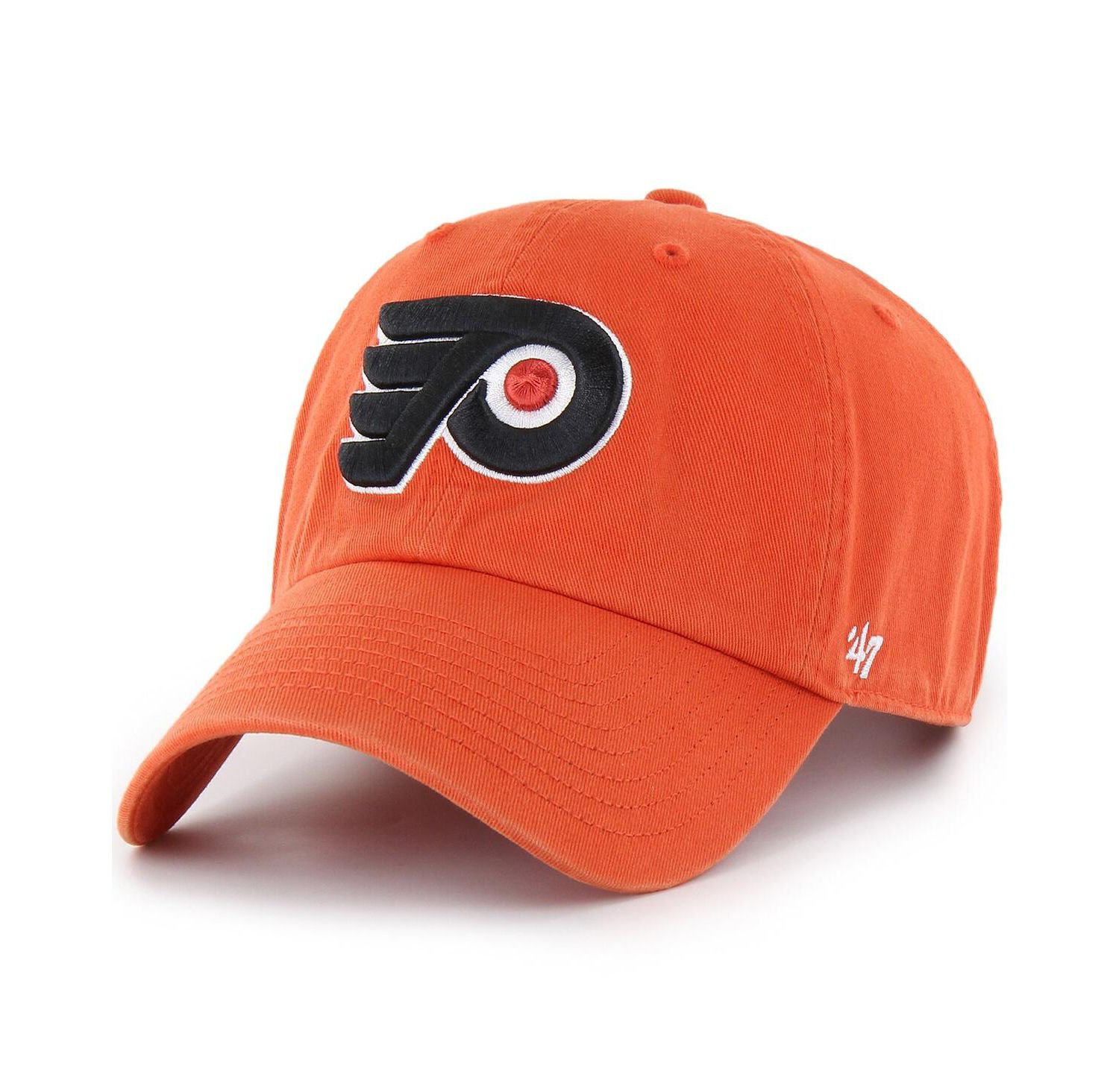 Men's Orange Philadelphia Flyers Team Clean Up Adjustable Hat
