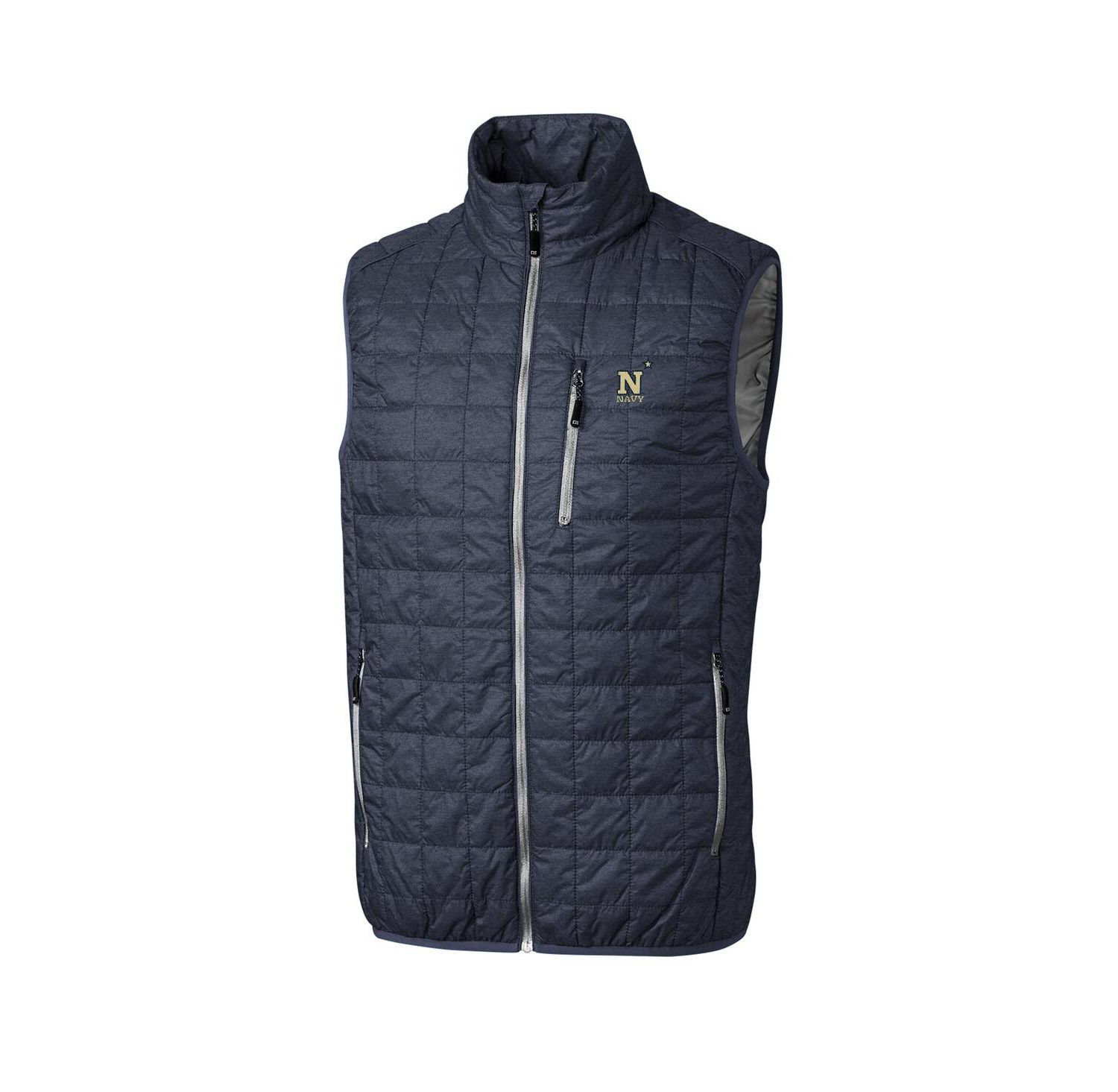 Men's Navy Navy Midshipmen Rainier Full-Zip Vest