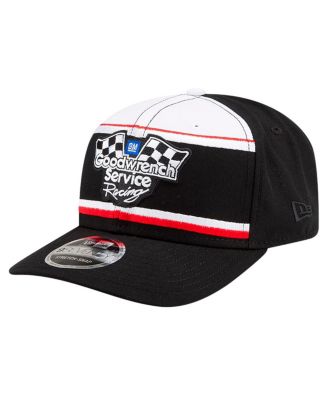 New Era - Men's Black/White Dale Earnhardt Goodwrench Service 9SEVENTY Stretch-snap Hat