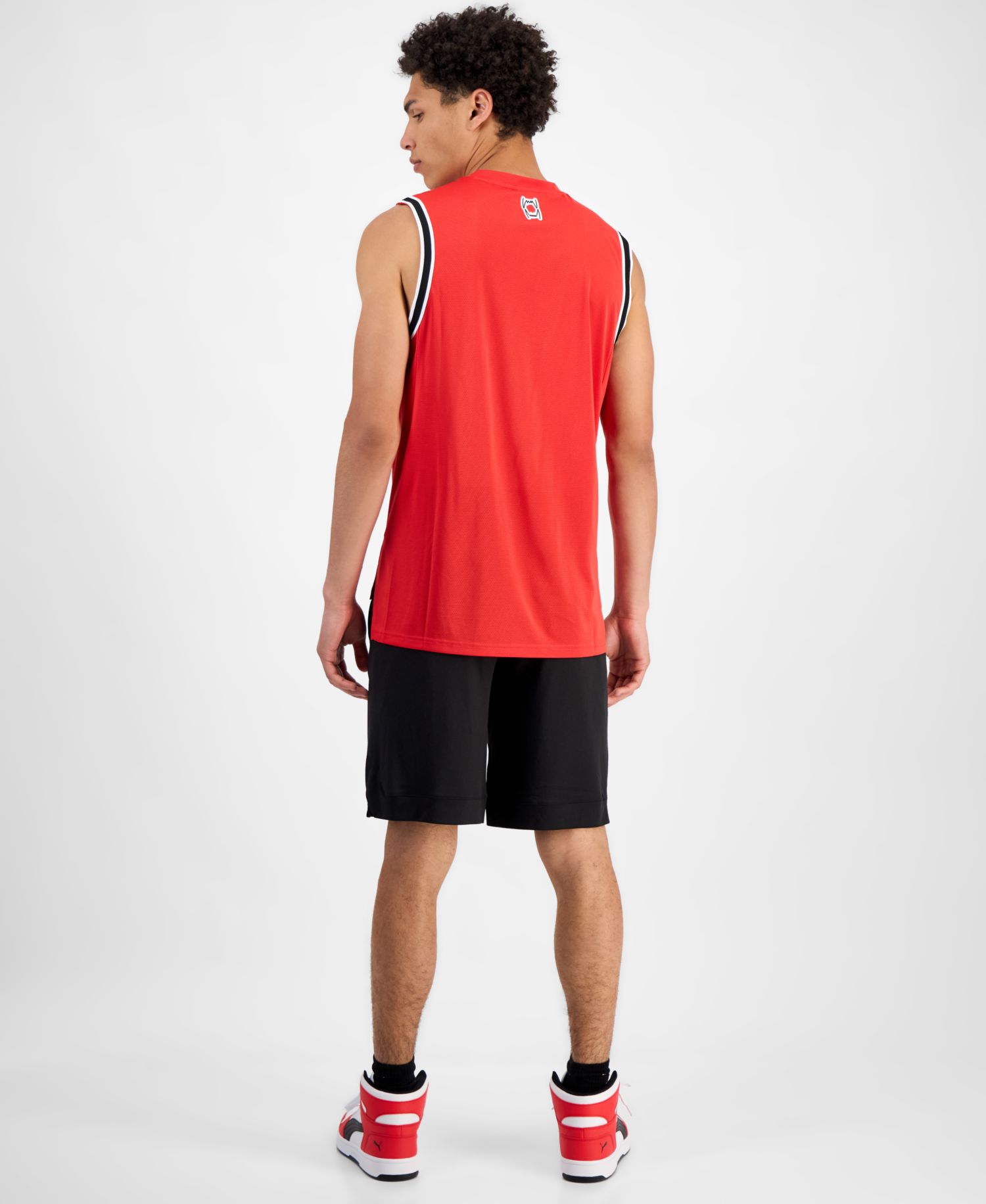 Puma Men's Logo Basketball Tank Top & Shorts