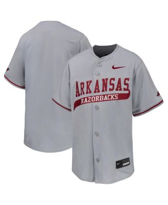 Nike - Big Boys and Girls Gray Arkansas Razorbacks Limited Baseball Jersey