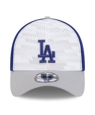 Men's Royal/Gray Los Angeles Dodgers 2025 MLB Clubhouse 39THIRTY Flex Hat