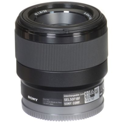 Sony - FE 50mm F1.8 Standard Lens (SEL50F18F/2), Black