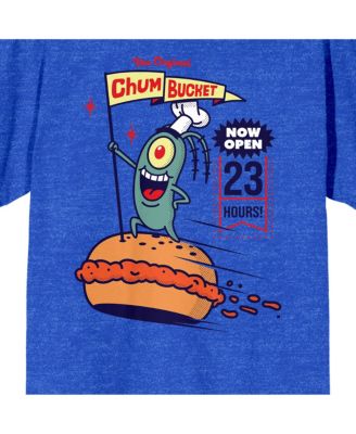 Men's Plankton The Original Chum Bucket Royal Heather Short Sleeve Tee-3XL