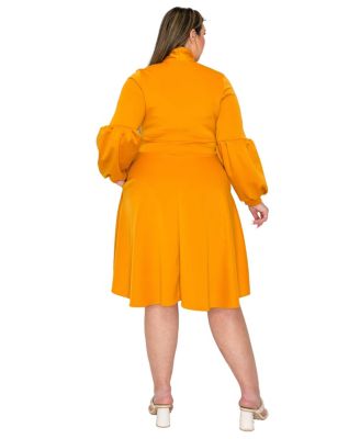 Plus Size Bekah Flare Pocket Dress