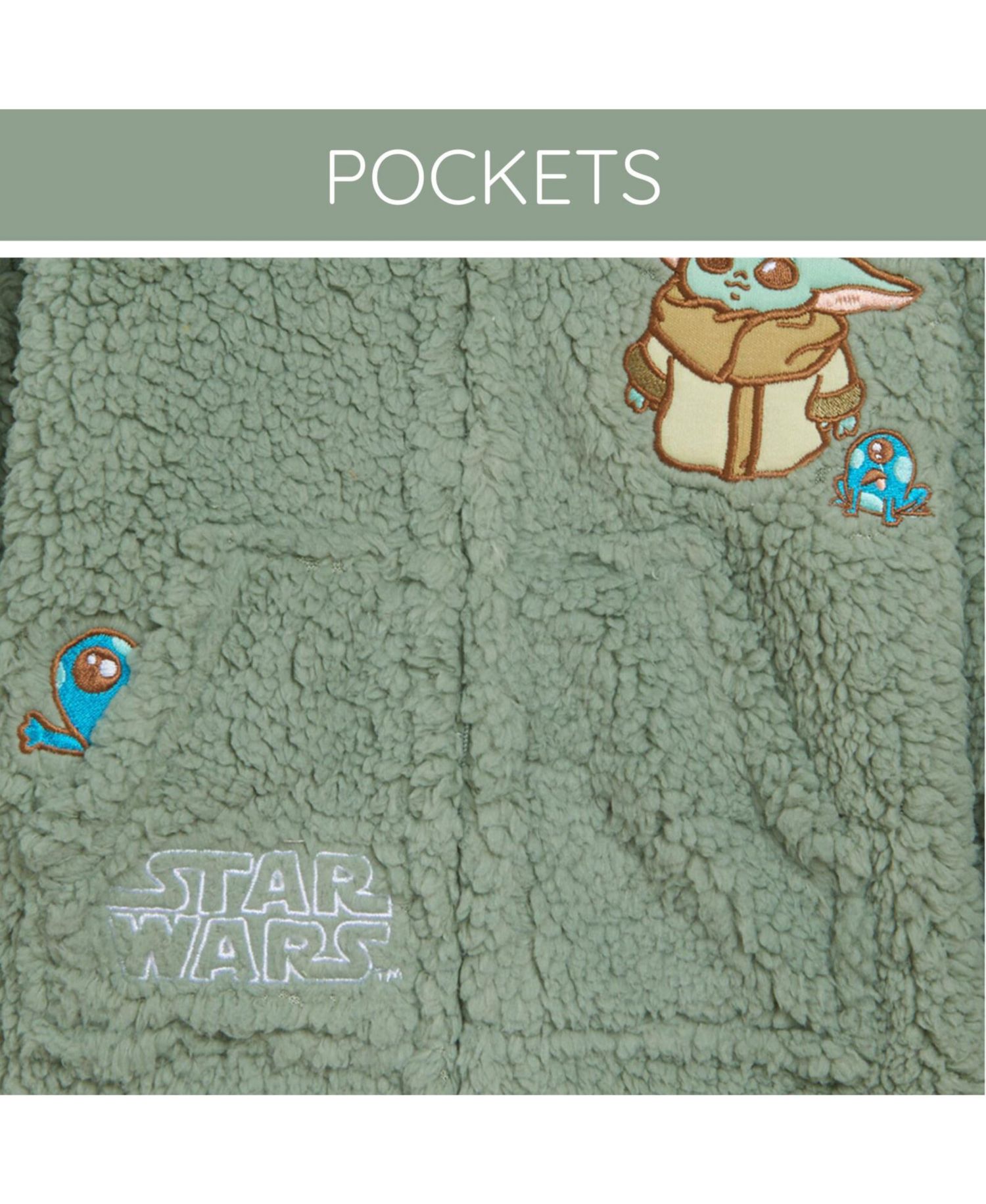 Baby Boys Boy's/Girl's (0-18 Months) Star Wars Grogu Cozy Sherpa Cosplay Hoodie