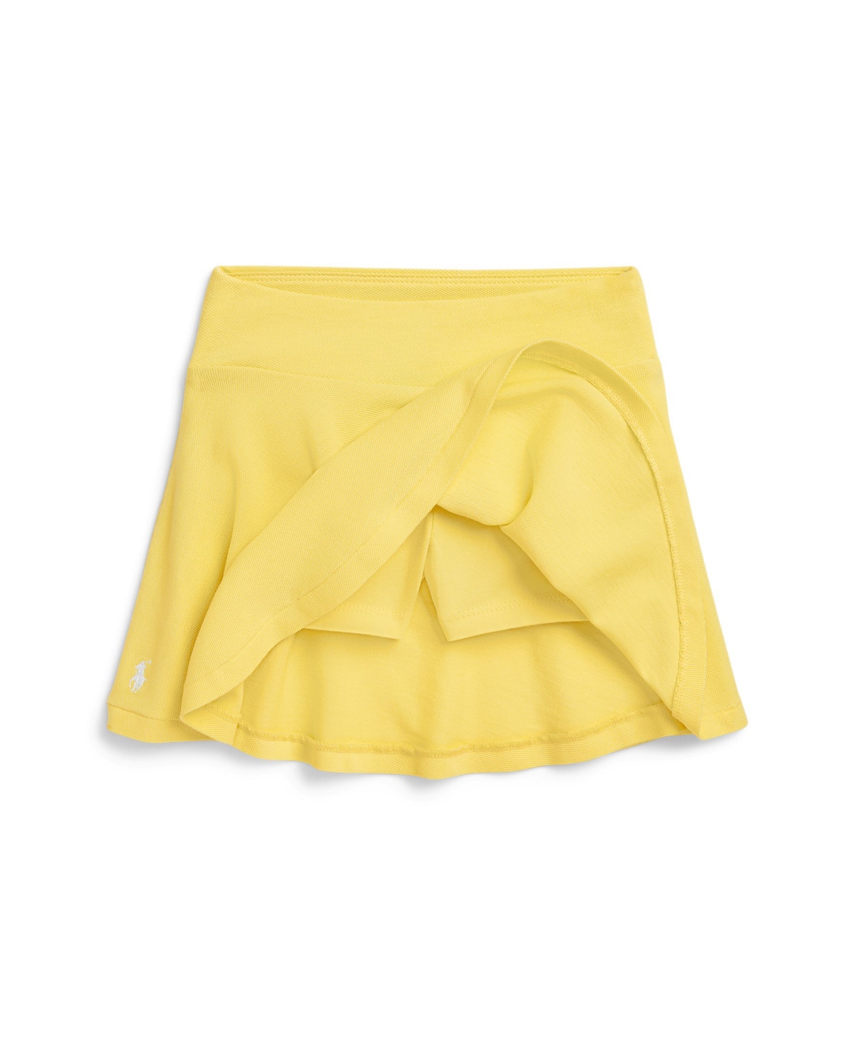 Polo Ralph Lauren Toddler And Little Girls Stretch Mesh Skort In Yellow