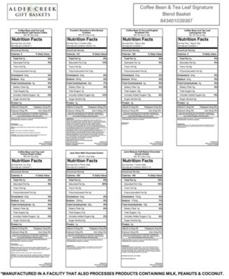 Coffee Bean Tea Leaf Signature Blend Gift Basket, 10 Piece