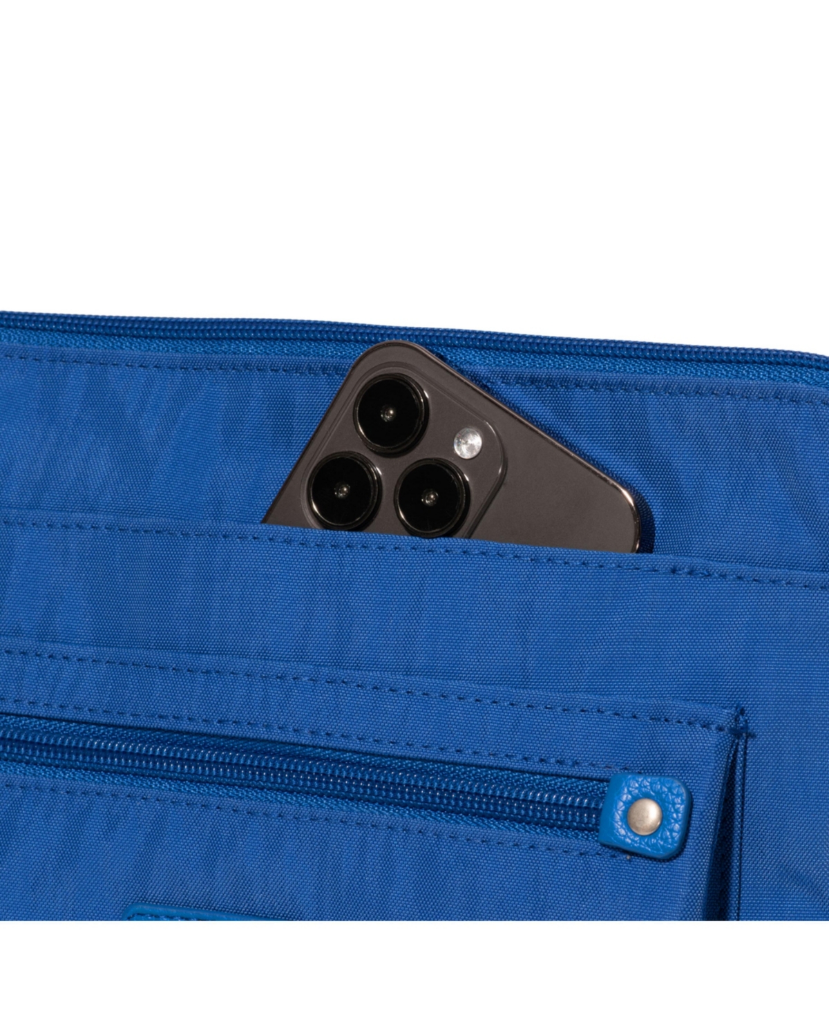Baggallini Go With Rfid Wristlet Crossbody Bag In Lapis