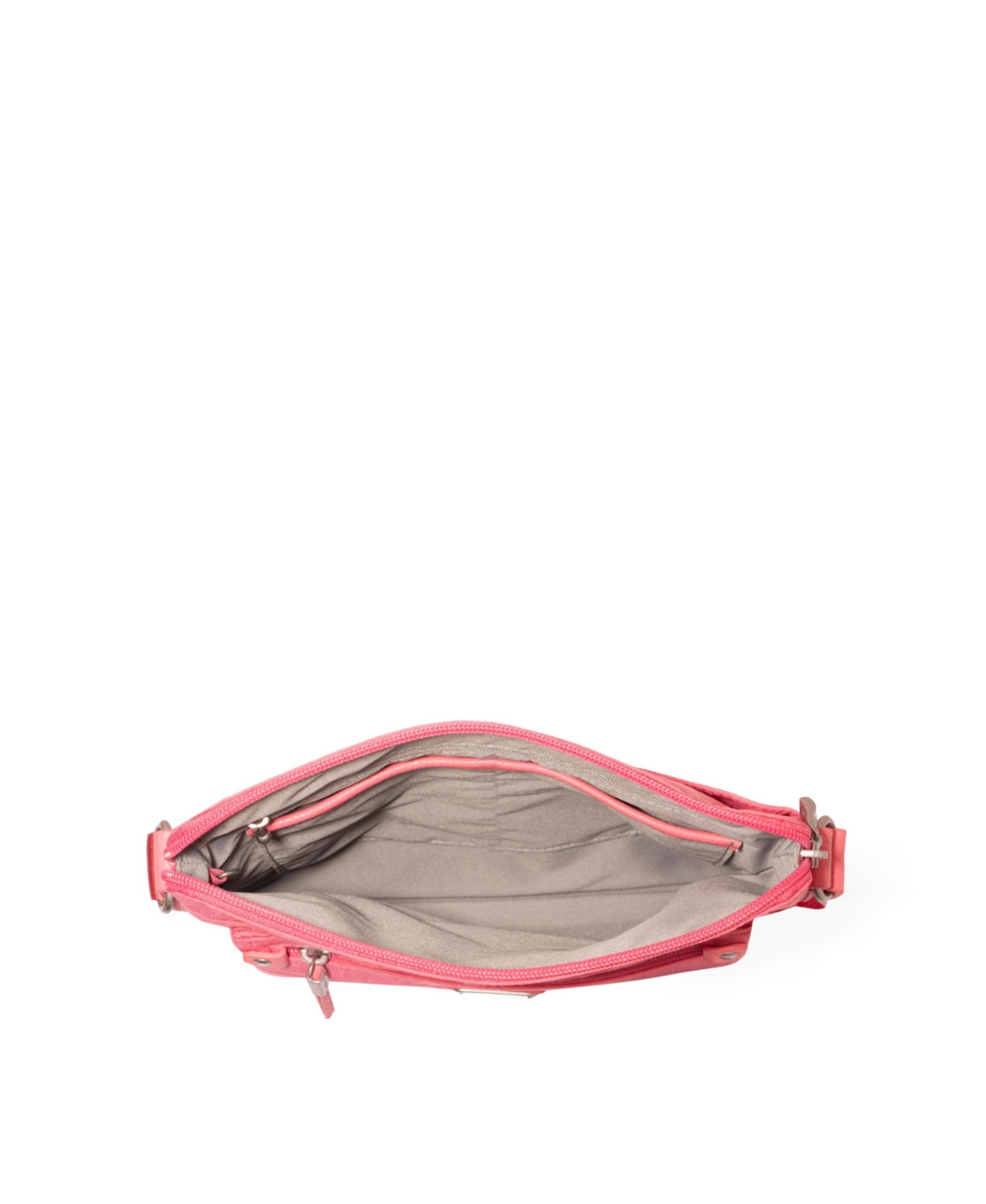 Baggallini Go With Rfid Wristlet Crossbody Bag In Flamingo