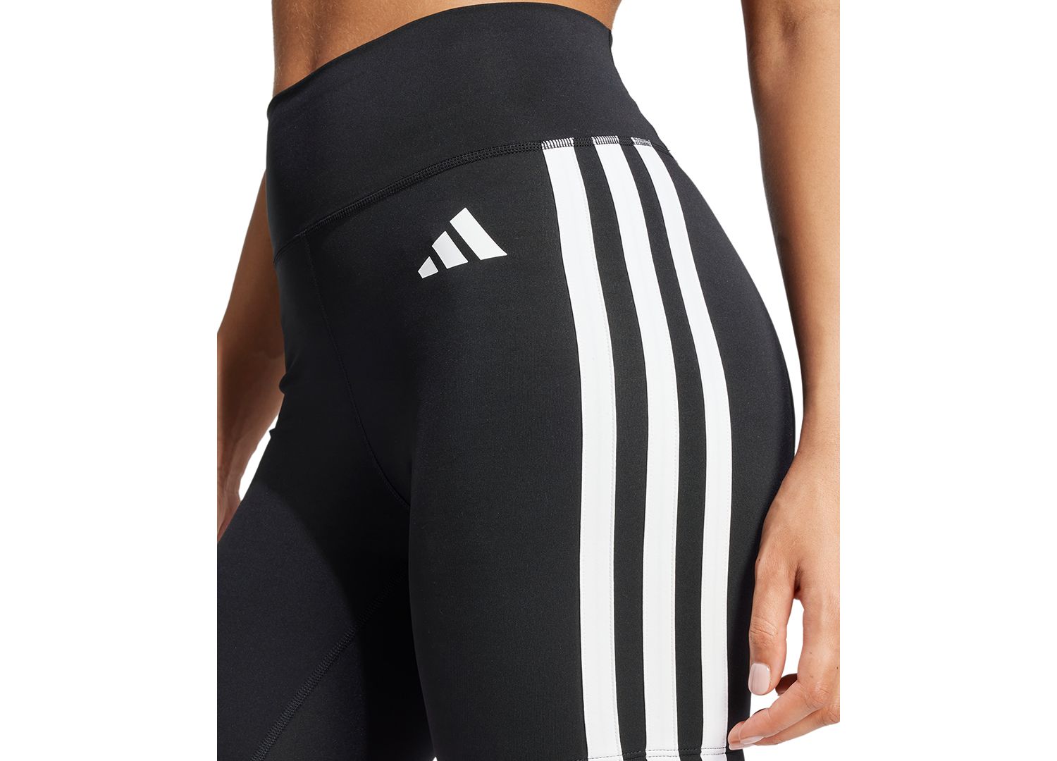Women's The Optime Essentials 3-Stripe Short Leggings