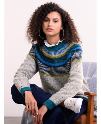 Women's Statement Donegal Wool Sweater