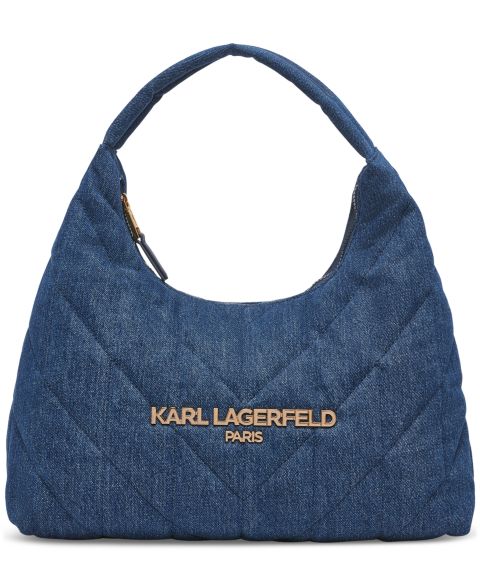 Женские сумки KARL LAGERFELD PARIS Voyage Quilted Denim Hobo