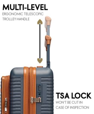 Escape 22.5" Expandable Carry-On Suitcase with Front Laptop Pocket