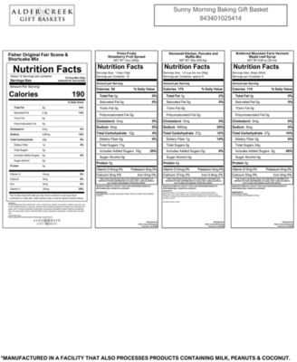 Sunny Morning Baking Gift Basket, 6 Pieces