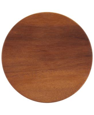 Stoneware Signature Salt Cellar with Wood Lid, 7-Oz.