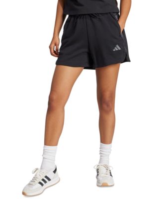 adidas - Women's French Terry Printed 3-Stripes Shorts