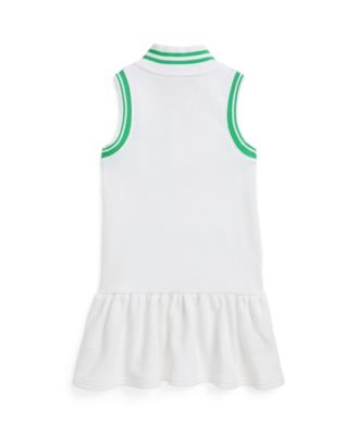 Toddler and Little Girls Big Pony Logo Terry Dress