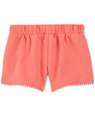Toddler Girls Pom-Pom Dolphin Shorts