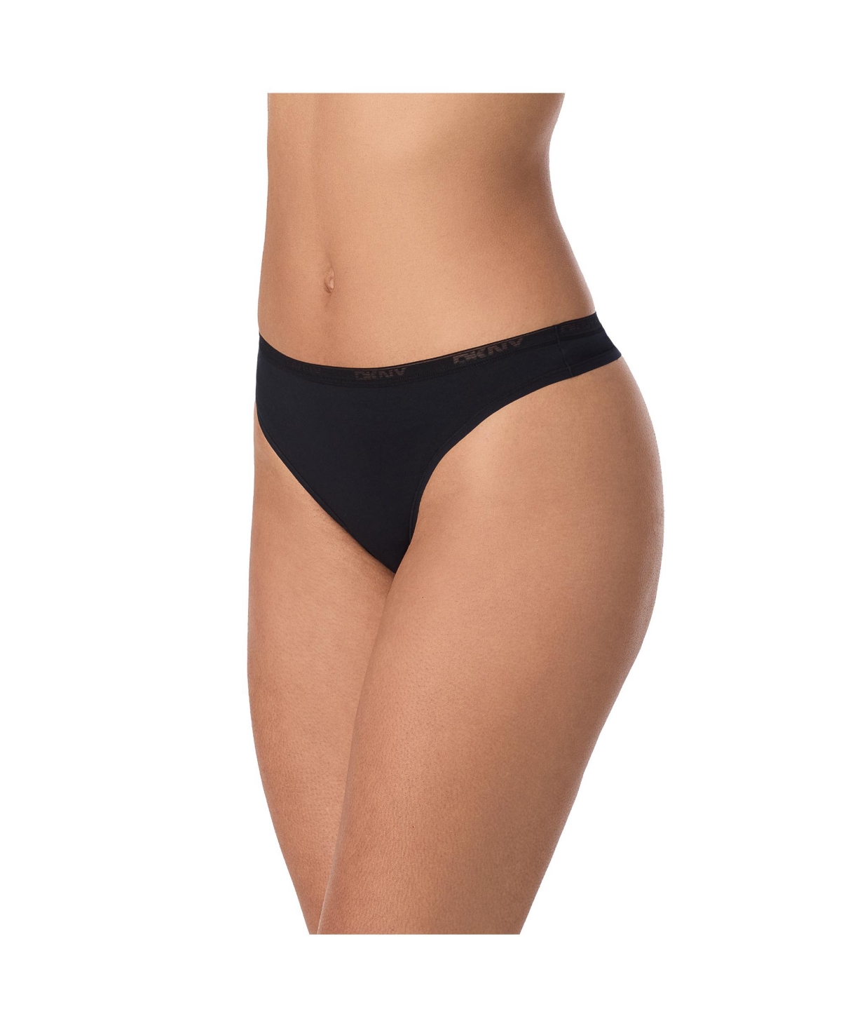 Dkny Table Top Stretch Cotton Blend Bikini In Yellow