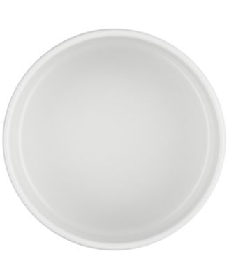 Stoneware Signature Canister with Wood Lid, 16-Oz.