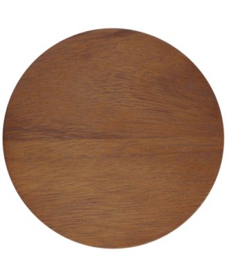 Stoneware Signature Canister with Wood Lid, 1.2-Qt.