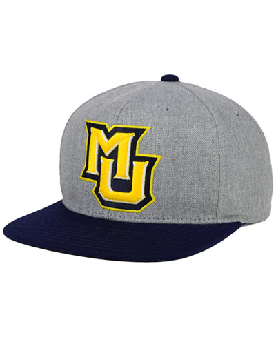 adidas Marquette Golden Eagles Stacked Box Snapback Cap