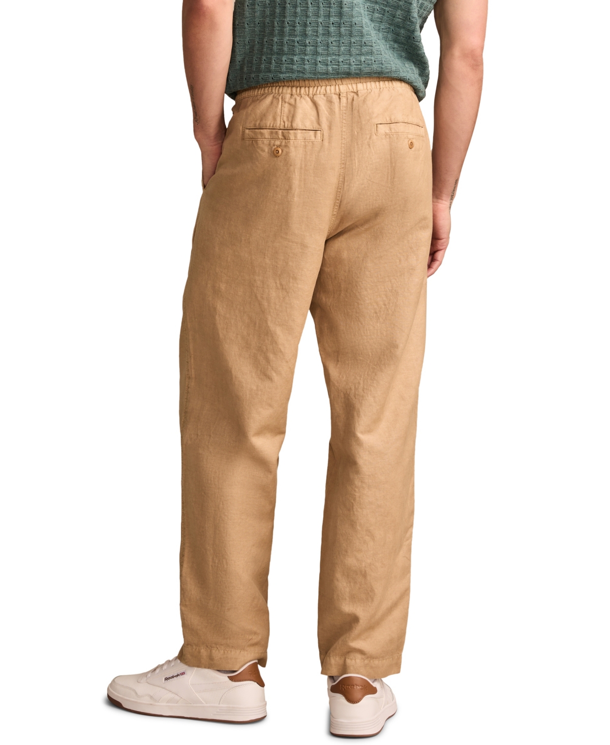 LUCKY BRAND MEN'S LINEN PULL ON PANTS 