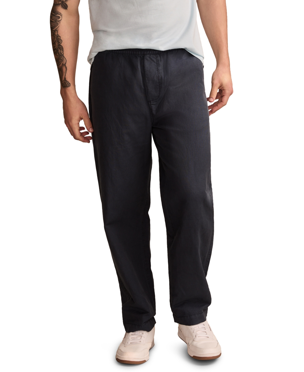 Men's Linen Pull on Pants - Twill