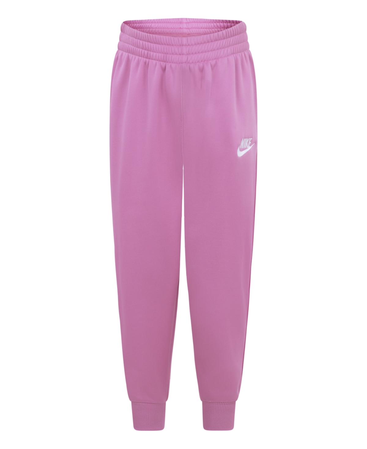 Nike Little Girls Logo-taping Jacket & Pants, 2 Piece Set In Magic Flamingo