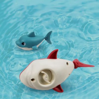 Toddler Wind-Up Floating Shark Bath Toys – 12PCS Colorful Swimming Sharks, Interactive & Battery-Free Water Play Set Bath, Pool & Summer Fun