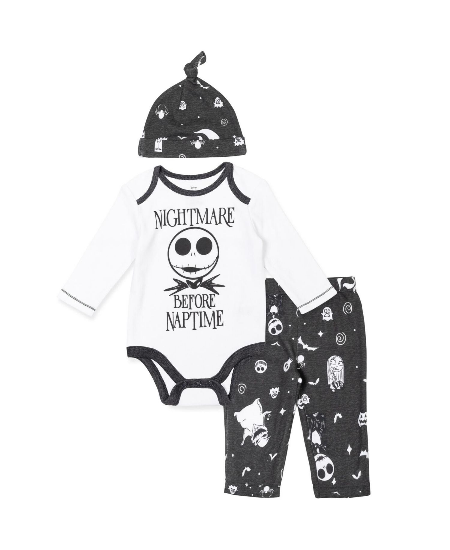 Baby Boys Bodysuit Pants and Hat 3 Piece Outfit Set