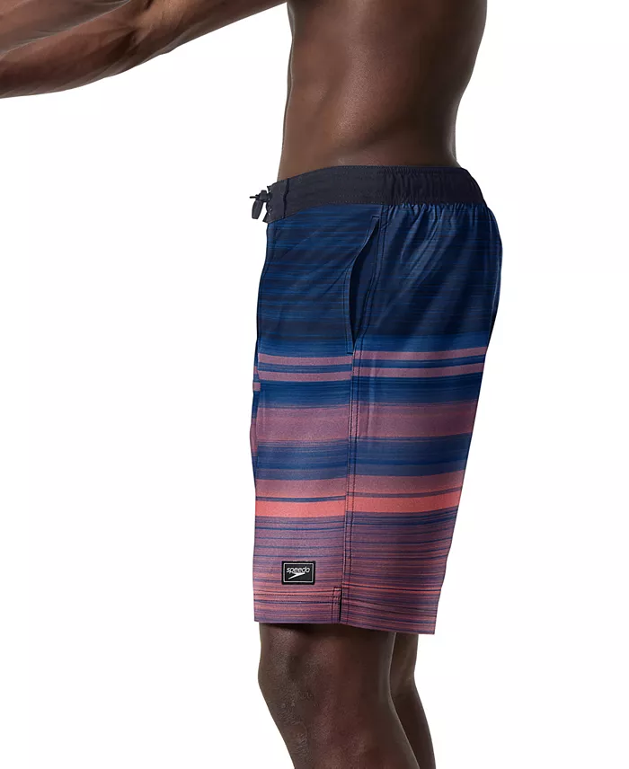 Men's Onshore Bondi Basin Ombre Stripe Drawstring 9" Boardshorts - thumbnail 3