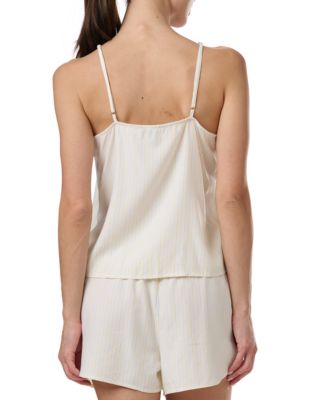 Women's 2-Pc. Striped Cami & Boxer Pajama Set