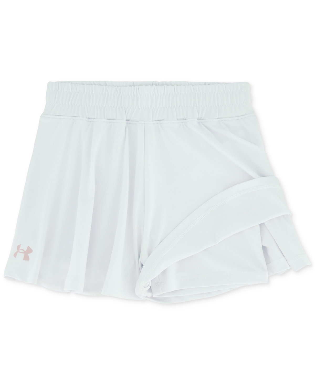 Under Armour Toddler & Little Girls T-shirt & Flare Layered-look Shorts, 2 Piece Set In Cosmo Pink