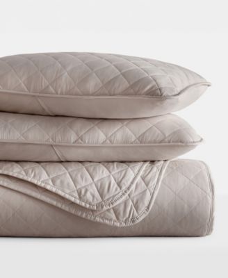 Diamond Stitch 3-Pc. Lightweight Quilt Set, King/California King