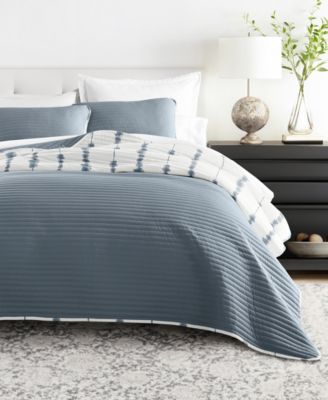 Shibori Reversible 2-Pc. Lightweight Quilt Set, Twin/Twin XL