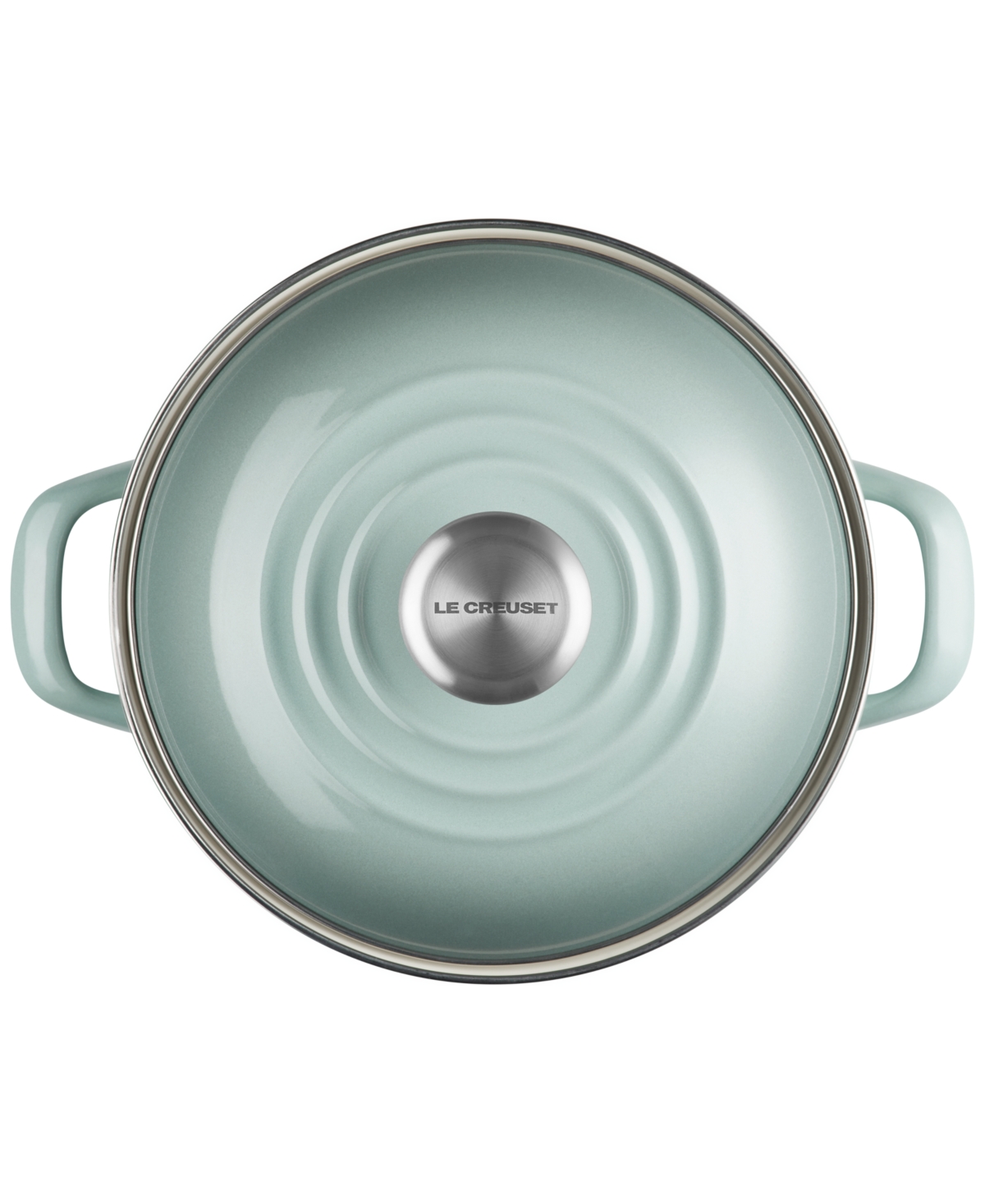 Le Creuset 8-quart Enameled Stainless Steel Stock Pot In Sea Salt