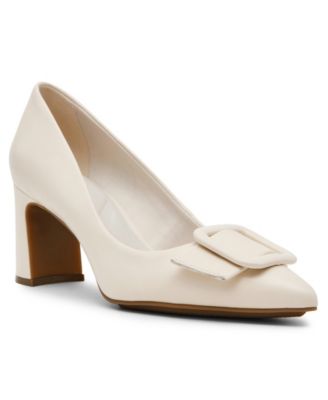 Women's Bentley Buckle Block Heel Pumps