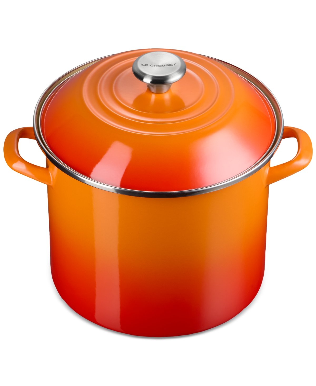 Le Creuset Enamel On Steel 10-qt. Stockpot In Flame