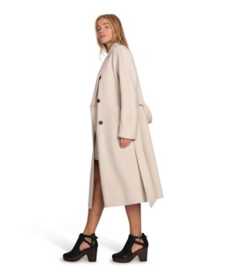 Women's Real Love Double Breasted Maxi Coat