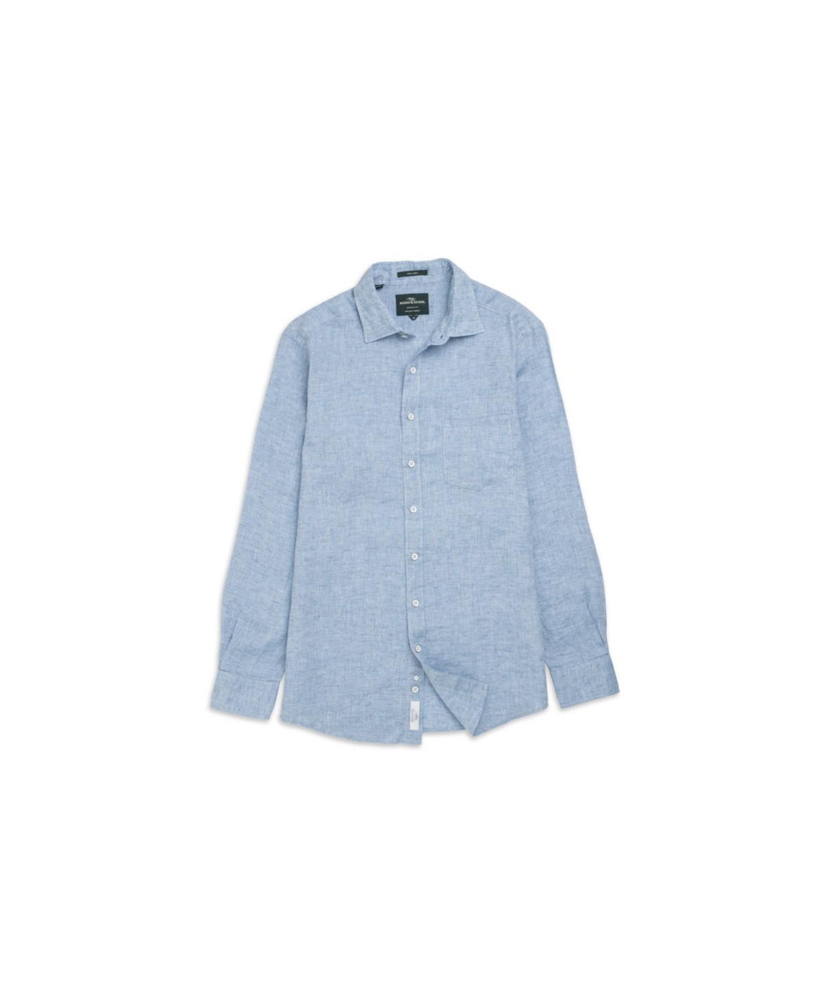 Rodd & Gunn Coromandel Button-up Linen Shirt In Blue