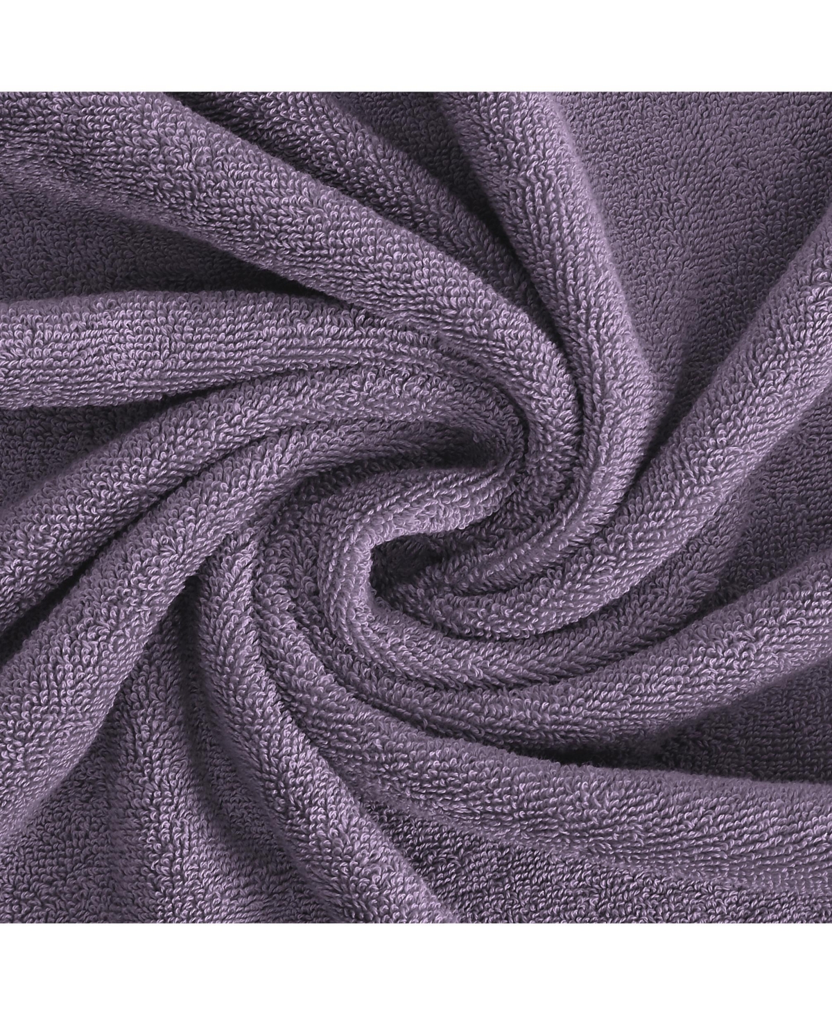 Feather & Stitch, Ny Luna 6-pc. Bath Towel Set In Grape