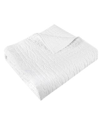 Melange Stitch Stitching Quilted Throw, 50" x 60"